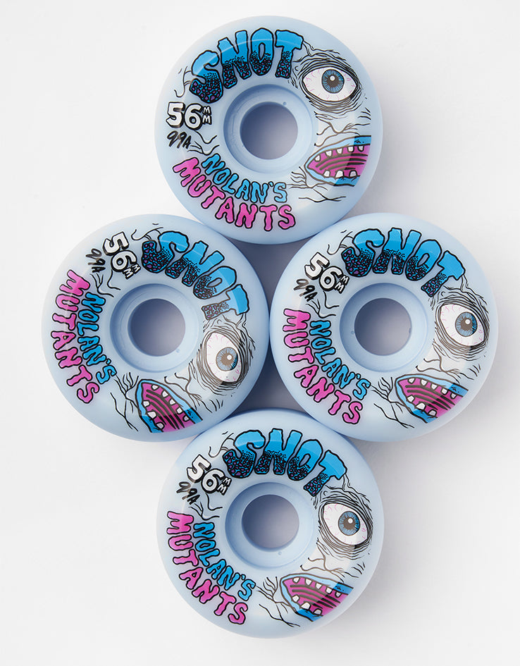 Snot Nolan’s Mutants Conical 99a Skateboard Wheels- 56mm