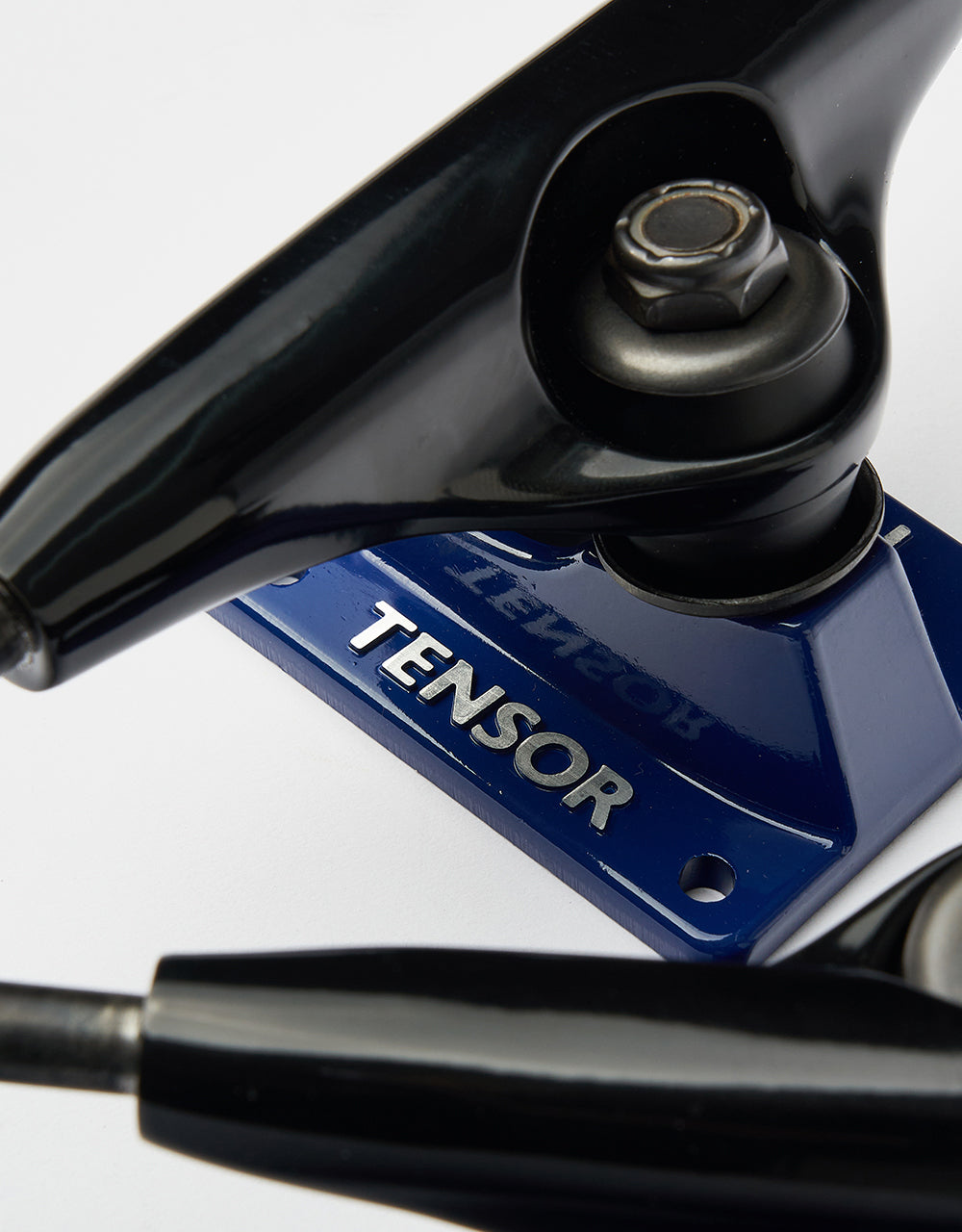 Tensor Alloys 5.25 Skateboard Trucks - Black/Navy (Pair)