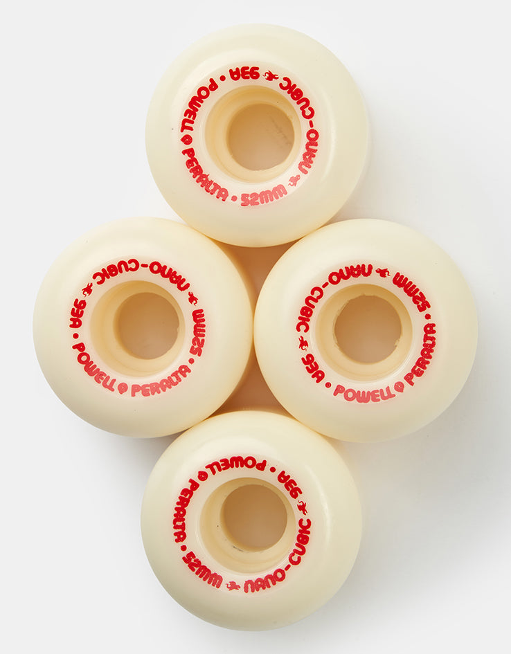 Powell Peralta Dragon Formula Nano-Cubics 93a Skateboard Wheels - 52mm x 36mm