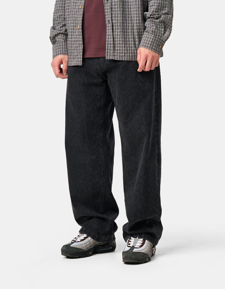 Carhartt WIP Snake Landon Pant - Snake Camo/Black (Heavy Stone Wash)