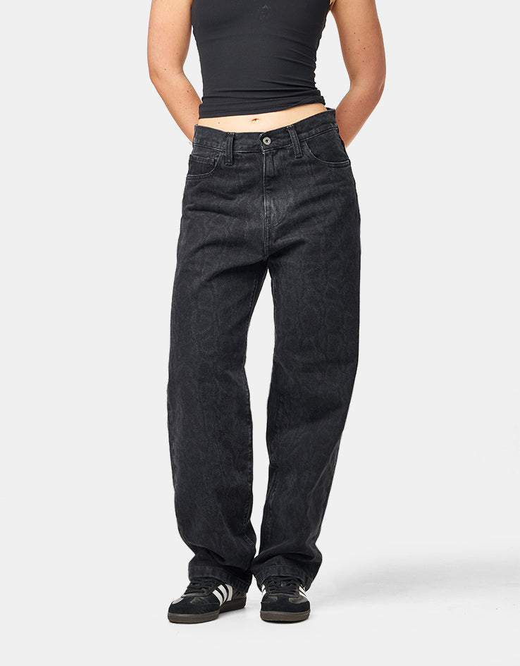 Carhartt WIP Snake Landon Pant - Snake Camo/Black (Heavy Stone Wash)
