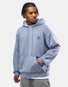 Carhartt WIP Hooded Nelson Sweat - Gentle Blue (Garment Dyed)