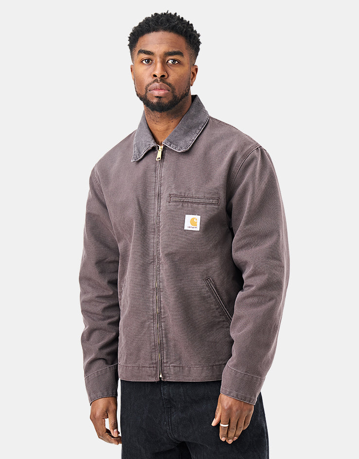 Carhartt WIP Detroit Jacket - Shale/Shale (Stone Canvas)