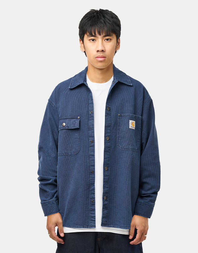 Carhartt WIP Parrish Shirt Jacket - Blue (Stone Washed)