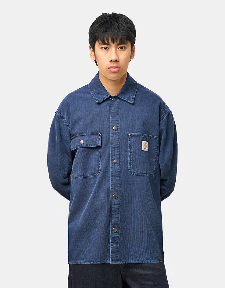 Carhartt WIP Parrish Shirt Jacket - Blue (Stone Washed)