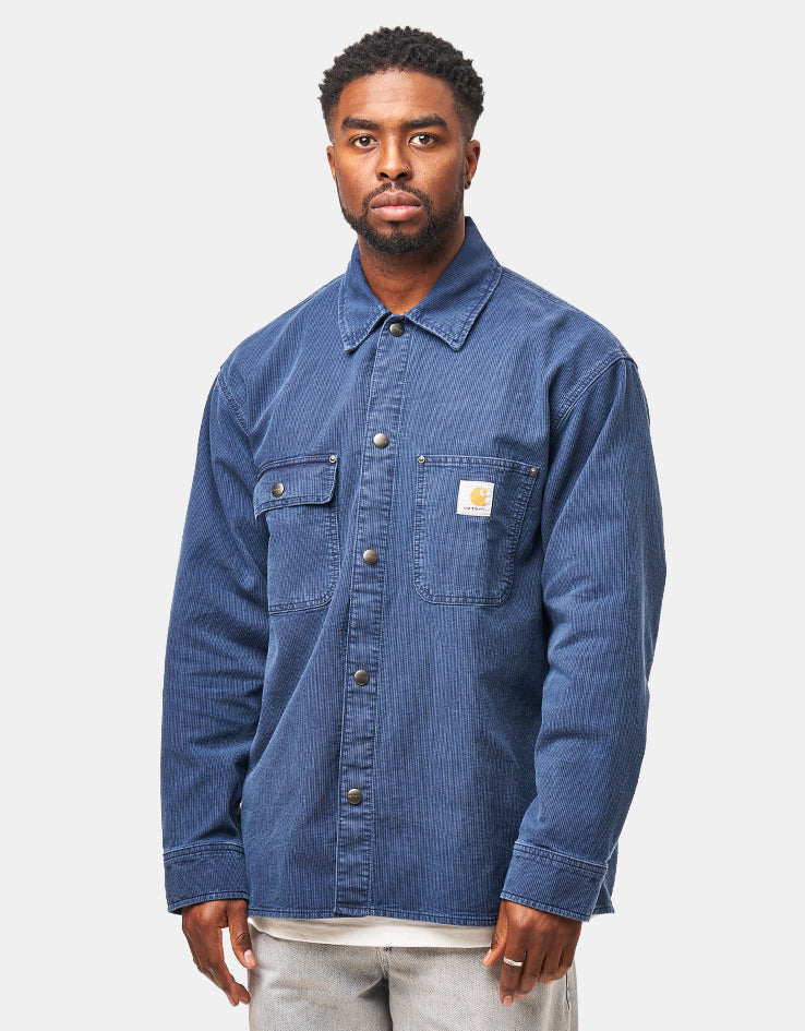 Carhartt WIP Parrish Shirt Jacket - Blue (Stone Washed)