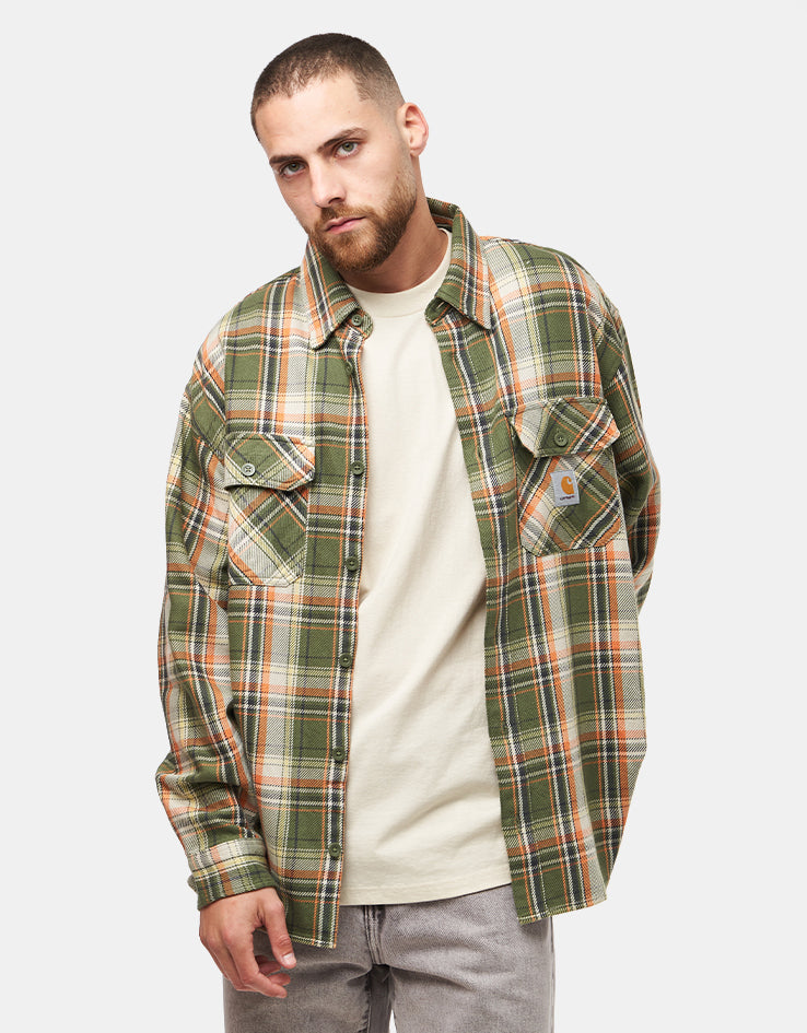Carhartt WIP L/S Tunick Shirt - Tunick Check/Dollar Green