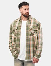 Carhartt WIP L/S Tunick Shirt - Tunick Check/Dollar Green