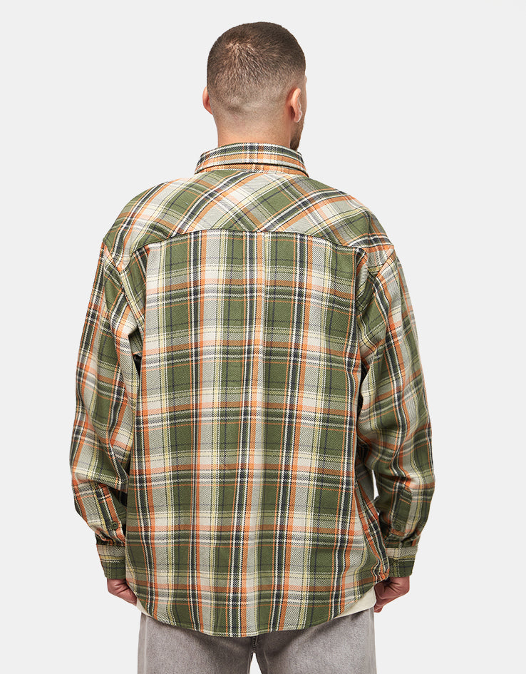 Carhartt WIP L/S Tunick Shirt - Tunick Check/Dollar Green