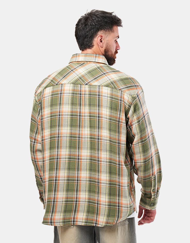 Carhartt WIP L/S Tunick Shirt - Tunick Check/Dollar Green