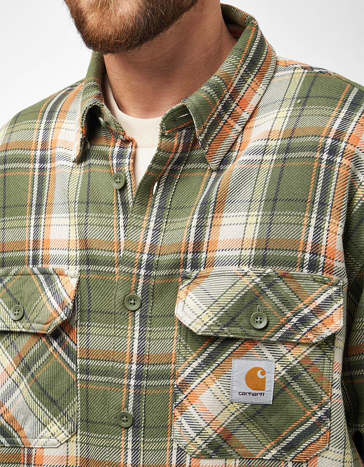 Carhartt WIP L/S Tunick Shirt - Tunick Check/Dollar Green