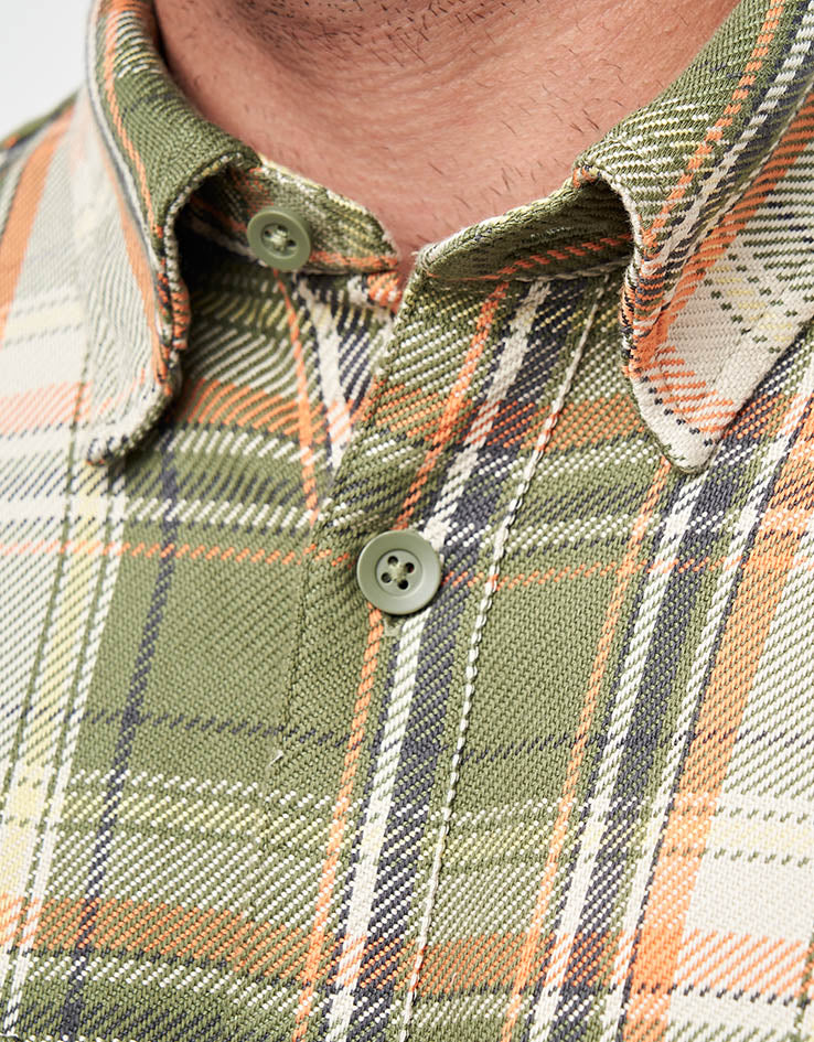 Carhartt WIP L/S Tunick Shirt - Tunick Check/Dollar Green