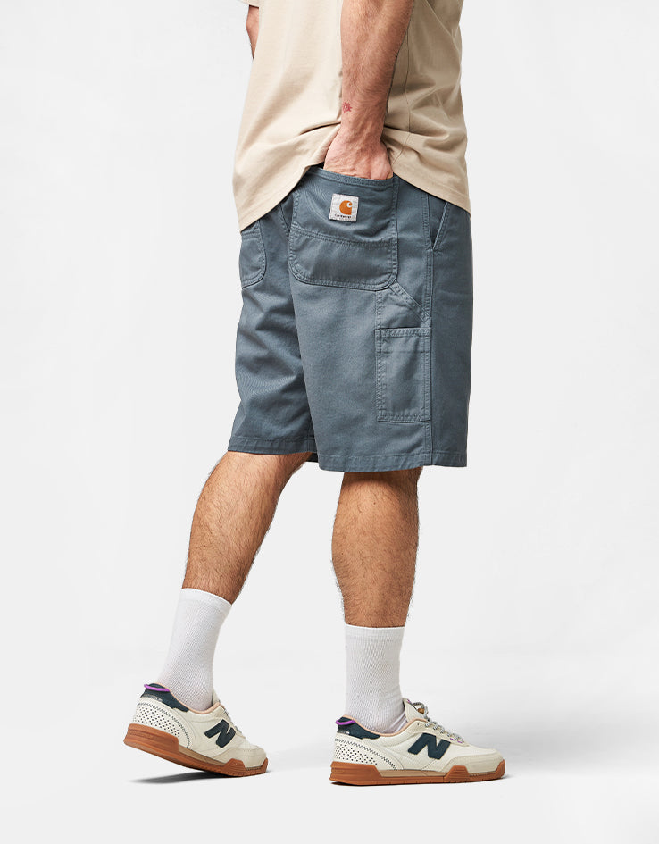 Carhartt WIP Flint Short - Cozy Blue (Garment Dyed)