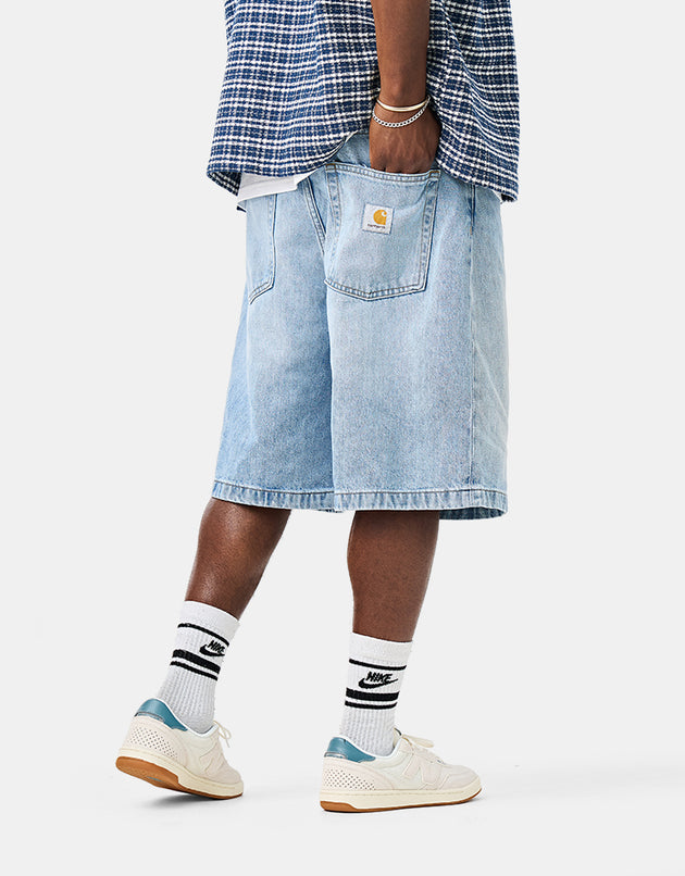 Carhartt WIP Brandon Short - Blue (Heavy Worn Bleached)