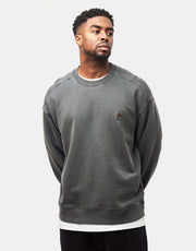 Carhartt WIP Nelson Sweat - Black (Garment Dyed)