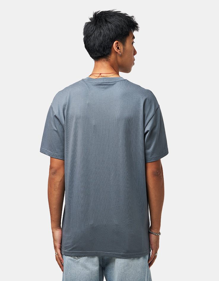 Carhartt WIP S/S Chase T-Shirt - Cozy Blue/Gold