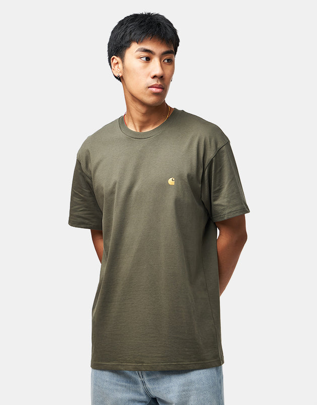 Carhartt WIP S/S Chase T-Shirt - Leaf/Gold