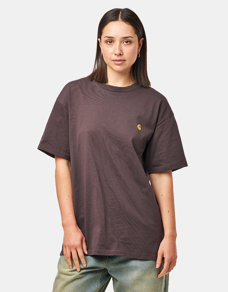 Carhartt WIP S/S Chase T-Shirt - Shale/Gold
