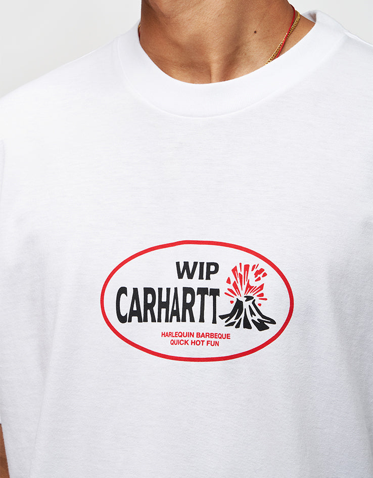 Carhartt WIP S/S Harlekin BBQ T-Shirt - White