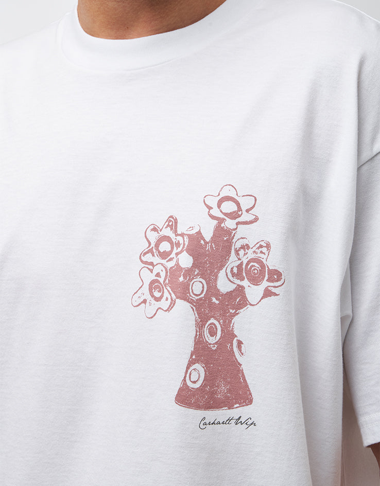 Carhartt WIP S/S Forma T-Shirt - White (Heavy Stone Wash)