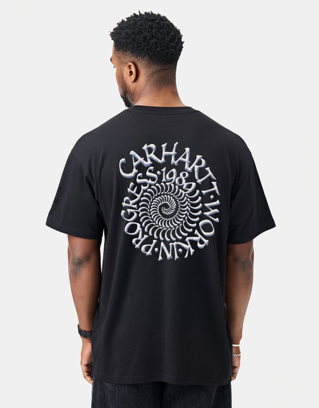 Carhartt WIP S/S Spirals T-Shirt - Black