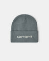 Carhartt WIP Script Beanie - Dove Grey/Wax