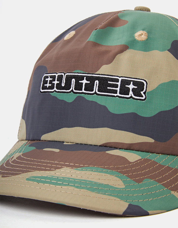 Butter Goods Glint Snapback Cap - Woodland Camo