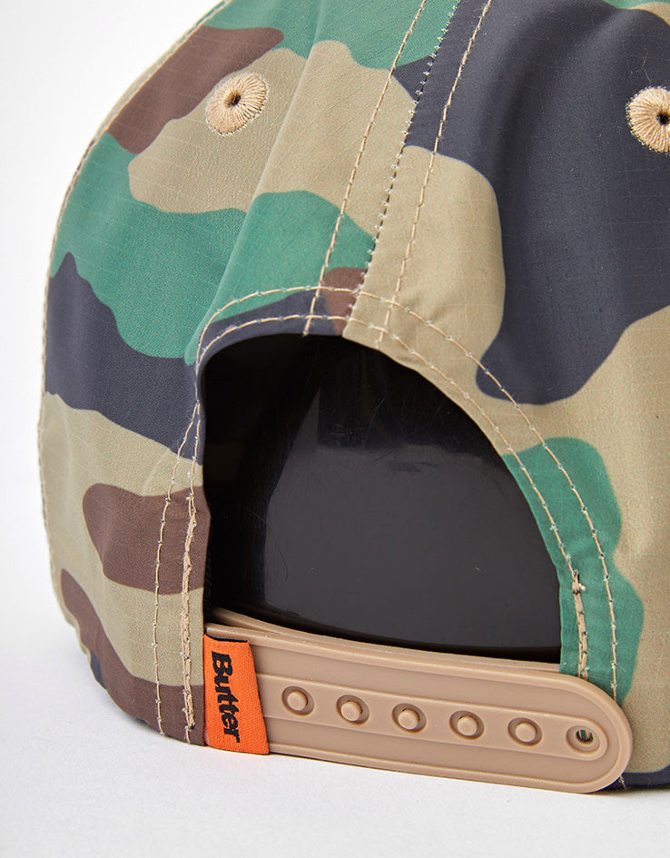 Butter Goods Glint Snapback Cap - Woodland Camo