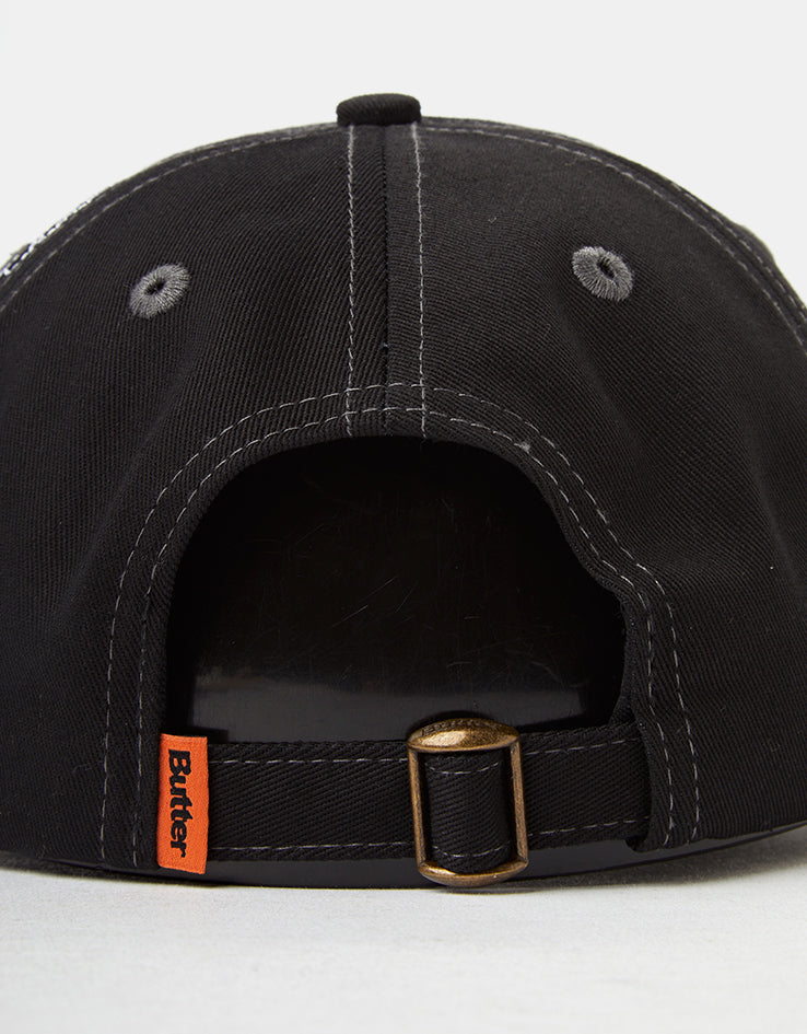Butter Goods Scorpion 6 Panel Cap - Black