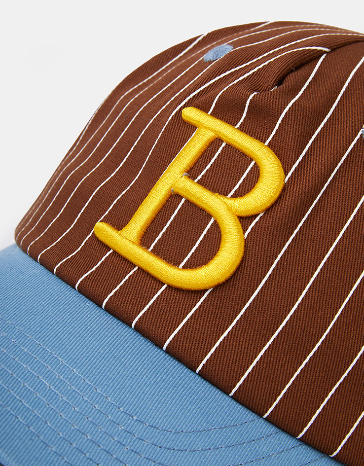 Butter Goods League Baseball Cap - Brown / Sky Blue
