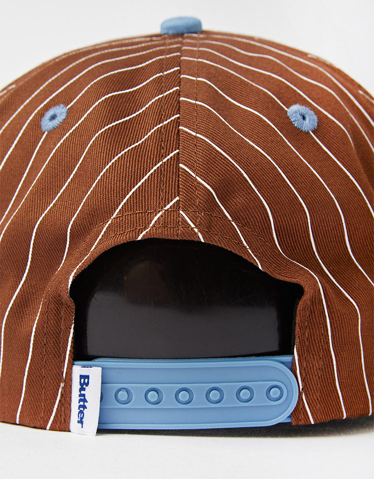 Butter Goods League Baseball Cap - Brown / Sky Blue