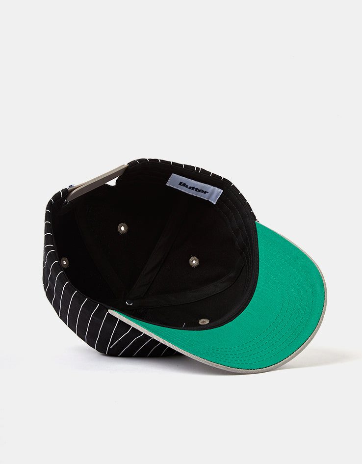 Butter Goods League Baseball Cap - Black / Grey