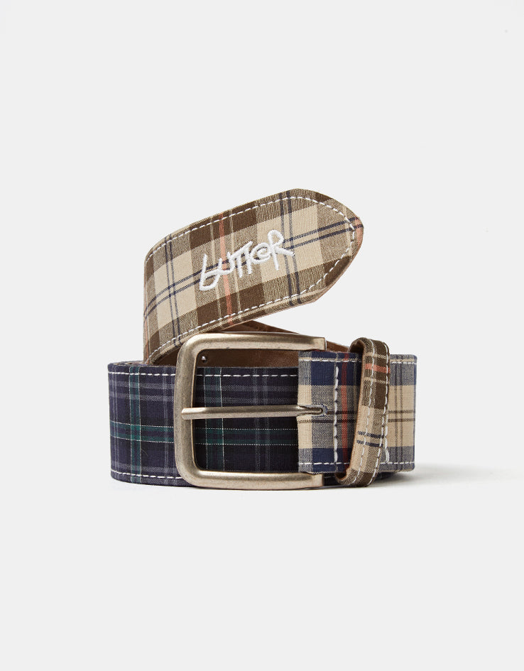 Butter Goods Plaid Belt - Patchwork Plaid