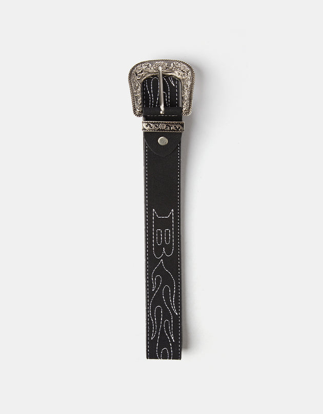 Butter Goods Flame Stitch Belt - Black