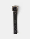 Butter Goods Flame Stitch Belt - Black