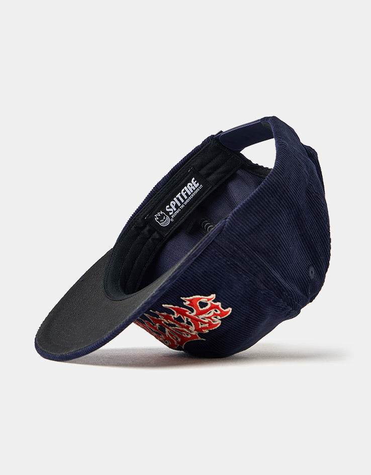 Spitfire Demon Script Cap - Navy/Red