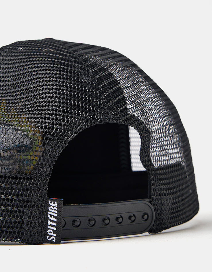 Spitfire Mushroom Bighead Cap - Black/Blue/Green