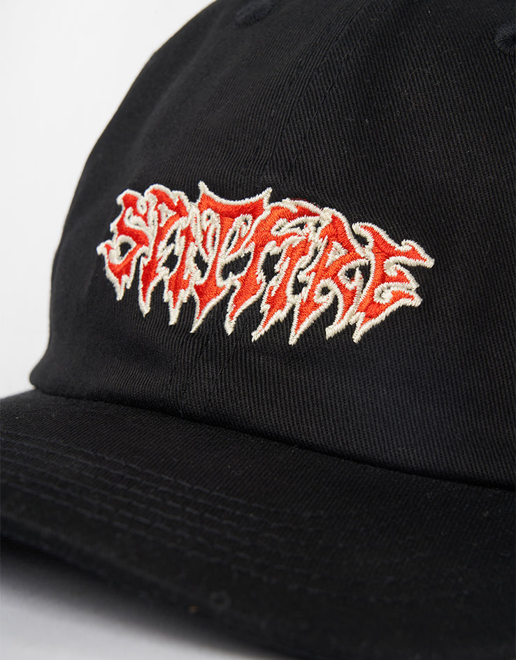 Spitfire Lil Demon Script Cap - Black/Red/Cream