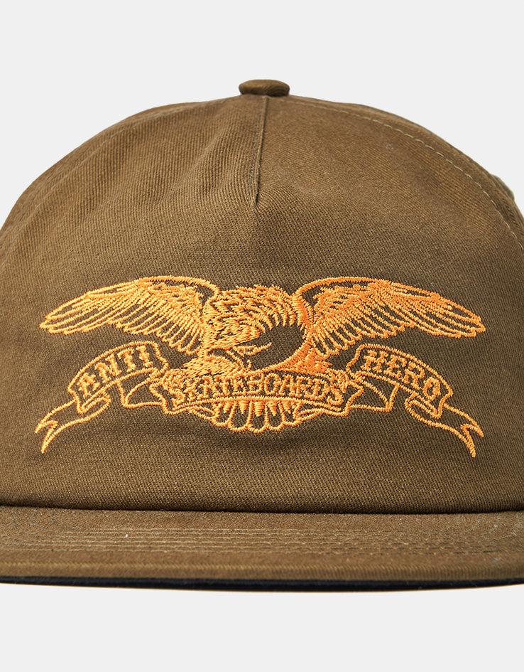 Anti Hero Basic Eagle Cap - Brown/Orange