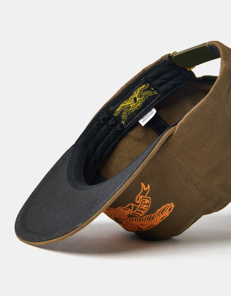 Anti Hero Basic Eagle Cap - Brown/Orange