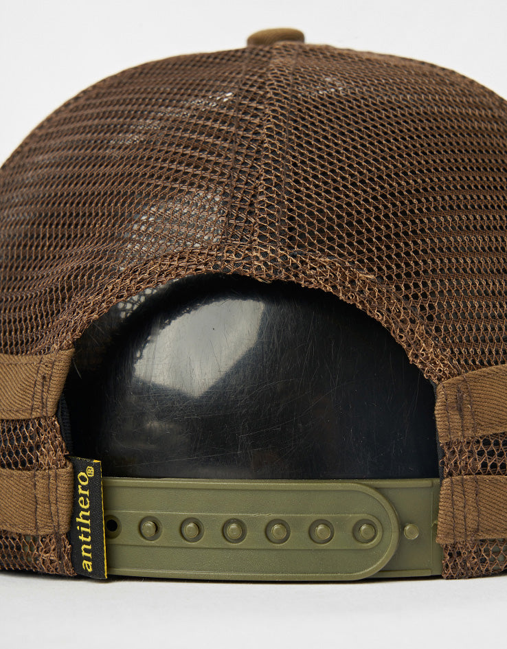 Anti Hero Basic Eagle Mesh Cap - Brown/Medium Brown