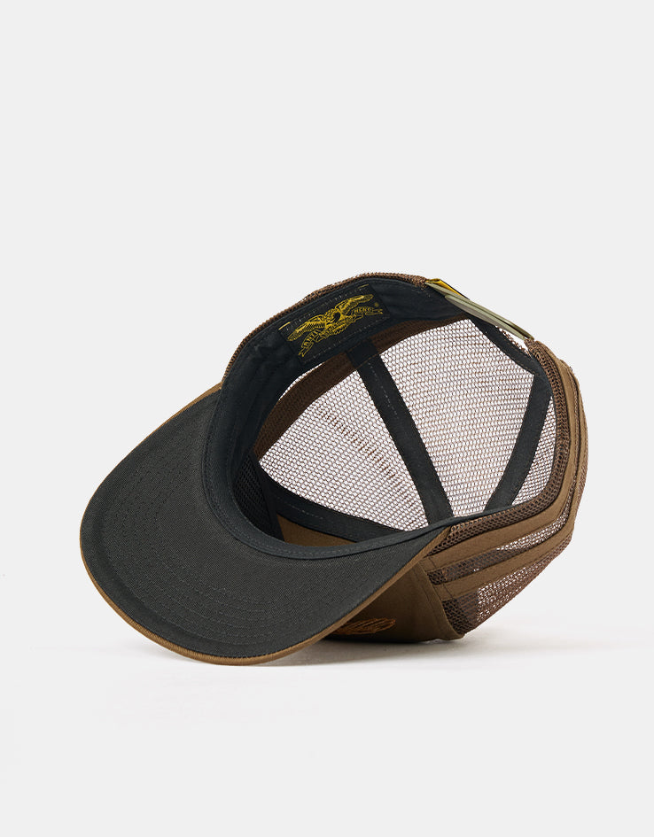 Anti Hero Basic Eagle Mesh Cap - Brown/Medium Brown
