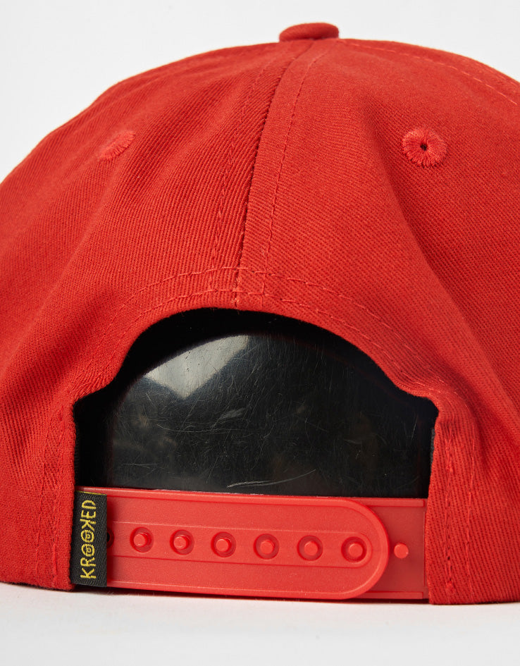 Krooked Sweatpants Redux Cap - Dark Red