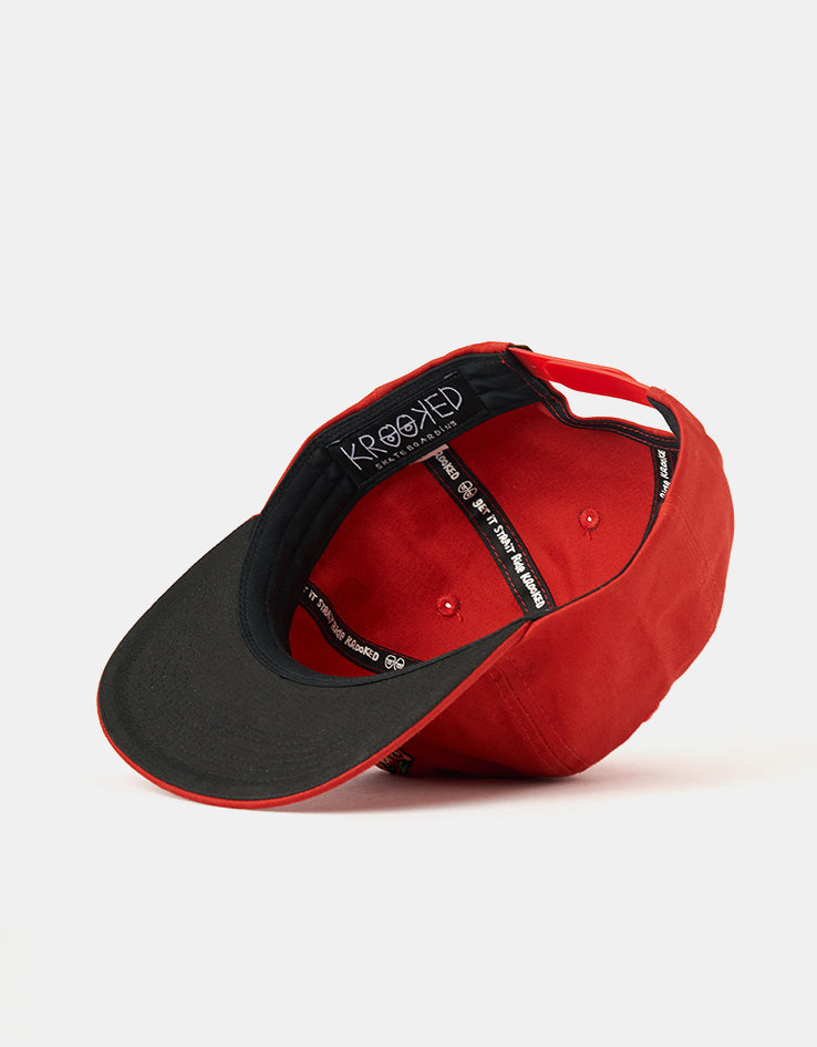 Krooked Sweatpants Redux Cap - Dark Red