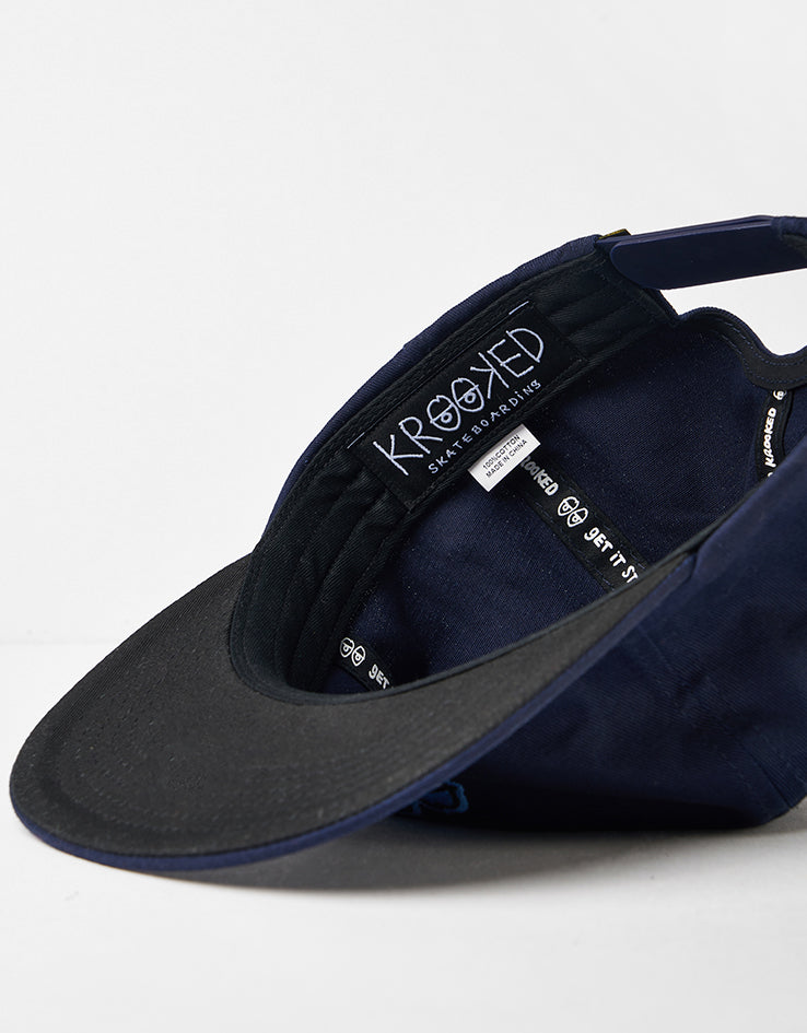 Krooked Eyes Cap - Navy/Blue