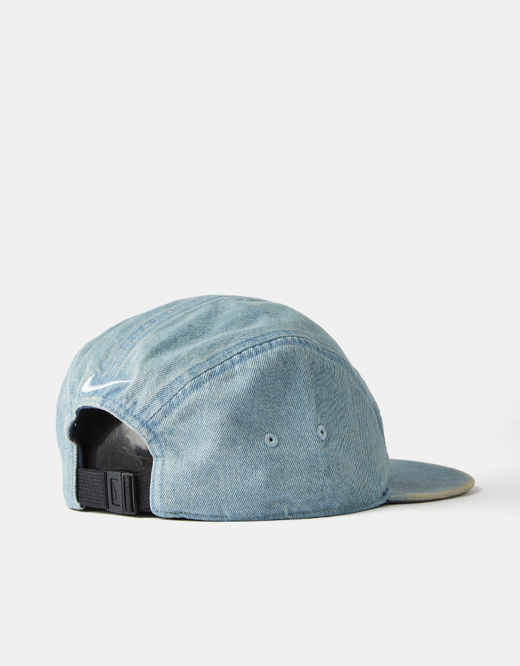 Nike Unstructured Denim JDI Cap - Aegean Storm/Thunder Blue/White