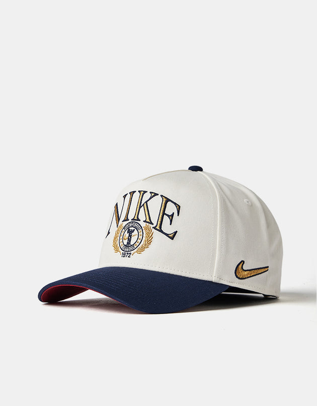 Nike Rise A-Frame Snapback Cap - Sail/Midnight Navy/Team Crimson
