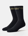Carhartt WIP Carhartt Crew Socks - Deep Night/Gentle Green