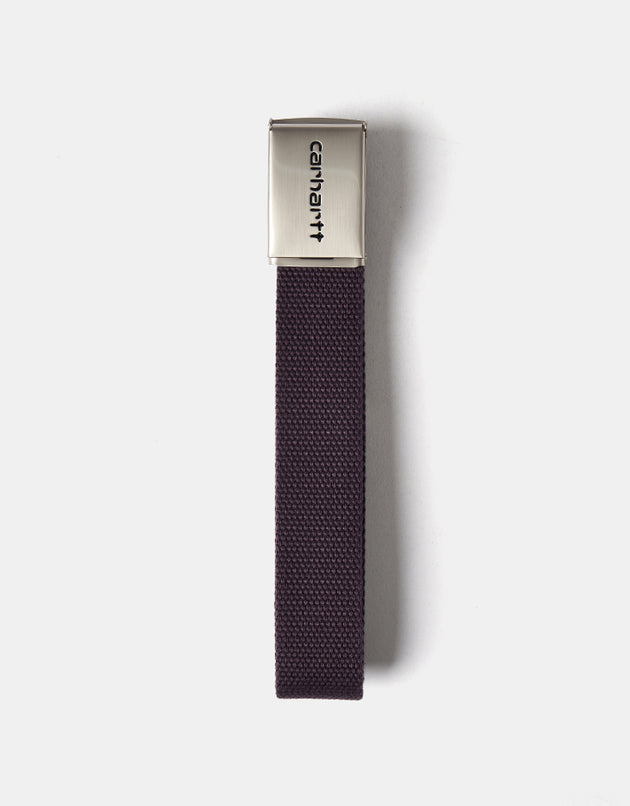 Carhartt WIP Chrome Clip Web Belt - Cozy Purple