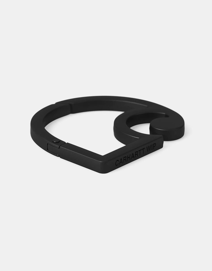 Carhartt WIP C-Logo Carabiner - Black